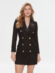 Elisabetta Franchi Marynarka AB-418-36E1-V840 Czarny Regular Fit. Czarne marynarki i żakiety Elisabetta Franchi, bez wzorów, z syntetyku. Za 2,519.00 zł.