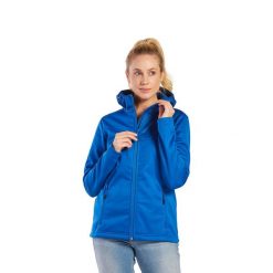 Kurtka damska Erima Softshell Performance. Niebieskie kurtki sportowe Erima, xs, bez wzorów, z materiału, bez kaptura, trekkingowe. W wyprzedaży za 146.20 zł.