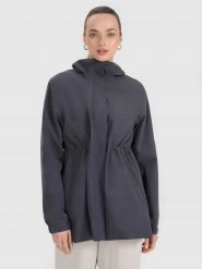 KURTKA PARKA DAMSKA 4F PRZEJŚCIOWA MEMBRANA 8000 Z KAPTUREM SZARA. Szare parki 4f, l, z kapturem. Za 349.99 zł.