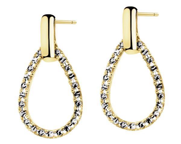 Złote kolczyki - łezki. Żółte kolczyki Apart, złote. Za 1,899.00 zł.