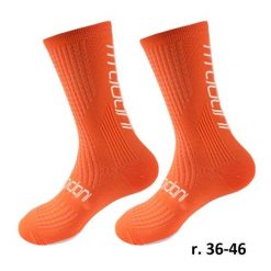 Skarpetki rowerowe unisex madani Flamingo. Brązowe skarpety MADANI, bez wzorów. Za 9.99 zł.