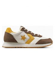 Converse Skórzane sneakersy "Omega" w kolorze brązowo-żółto-białym rozmiar: 40. Brązowe trampki Converse, bez wzorów, bez zapięcia. Za 214.95 zł.