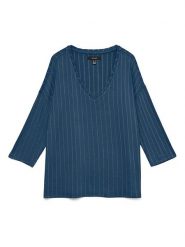 Vero Moda Sweter w kolorze niebieskim rozmiar: S. Niebieskie swetry Vero Moda, s, bez wzorów, bez ramiączek. Za 61.17 zł.