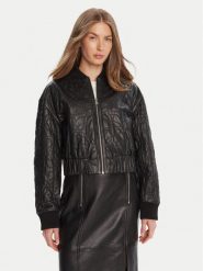 HUGO Kurtka skórzana Lesana 50542331 Czarny Relaxed Fit. Czarne kurtki Hugo, l, bez wzorów, ze skóry, bez kaptura. Za 2,099.00 zł.