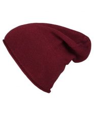 Zwillingsherz Czapka beanie w kolorze bordowym rozmiar: onesize. Czerwone czapki Zwillingsherz, bez wzorów, z kaszmiru. Za 74.81 zł.