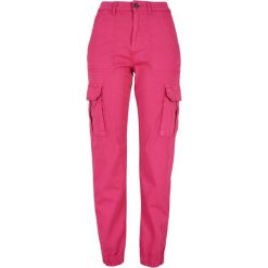 Spodnie Damskie Twill Utility. Czerwone spodnie dresowe Urban Classics, bez wzorów. Za 179.99 zł.