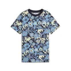 Młodzieżowa koszulka Essentials Nature 2.0 PUMA Cool Blue. Niebieskia bluzki Puma, m, bez wzorów, eleganckie, bez kołnierzyka, bez ramiączek. Za 109.00 zł.