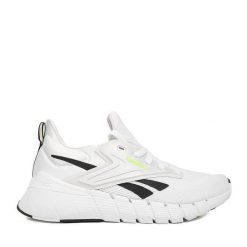 Buty na siłownię Reebok. Białe obuwie sportowe Reebok, bez zapięcia, na fitness i siłownię. Za 309.99 zł.