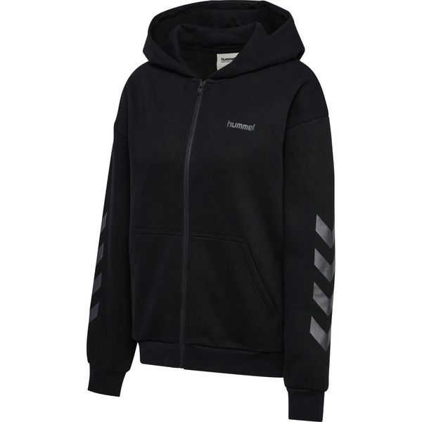 Bluza damska z kapturem Hummel Keeper Chevron. Czarne bluzy Hummel, m, bez wzorów, z bawełny, z kapturem. Za 272.00 zł.