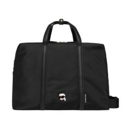 Torba KARL LAGERFELD. Czarne torby podróżne KARL LAGERFELD, bez wzorów. Za 1,099.00 zł.