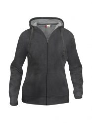 Clique Basic Hoody Full Zip Women – Bluza z kapturem anthracite melange. Szare bluzy CLIQUE, s, bez wzorów, z bawełny, z kapturem. Za 187.49 zł.