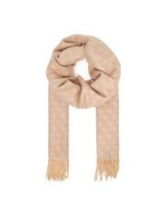 Guess Szalik AW5423 POL03 Różowy. Czerwone rękawiczki Guess, z aplikacjami, z materiału. Za 239.99 zł.