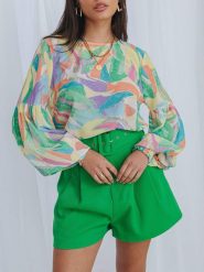 LA Angels Bluzka ze wzorem rozmiar: XL. Bluzki LA Angels, xl, bez wzorów, bez kołnierzyka, bez ramiączek. Za 130.99 zł.