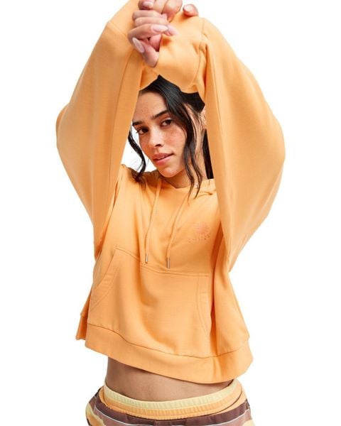 Bluza z kapturem damska SURFING BY DAYLIGHT. Brązowe bluzy Roxy, m, bez wzorów, z elastanu, z kapturem. Za 120.00 zł.