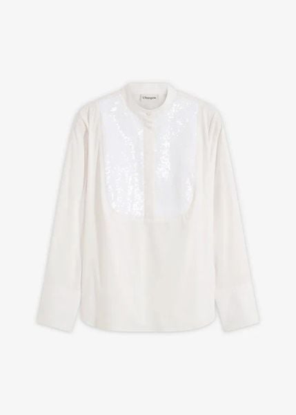 Tunika z cekinami. Czarne tuniki bonprix, z aplikacjami, eleganckie, bez kołnierzyka, bez ramiączek. Za 119.99 zł.