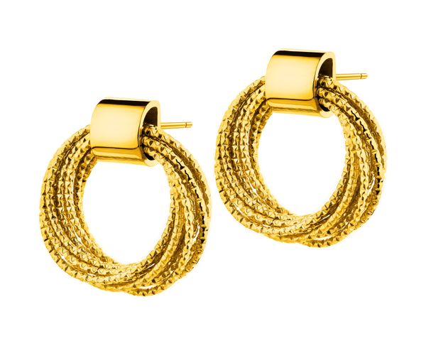 Kolczyki ze stali szlachetnej - koła. Kolczyki Elixa, ze stali. Za 199.00 zł.