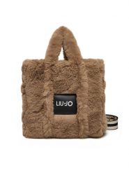 Liu Jo Torebka M Tote TF5270 E0374 Beżowy. Brązowe torebki klasyczne Liu Jo, bez wzorów, z materiału, bez dodatków. Za 499.99 zł.