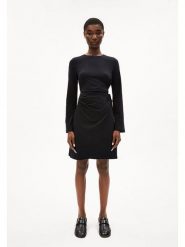 Armedangels Sukienka "Ceetaa" w kolorze czarnym rozmiar: XL. Czarne sukienki ARMEDANGELS, xl, bez wzorów, z bawełny, bez kołnierzyka, bez ramiączek, mini. Za 181.76 zł.