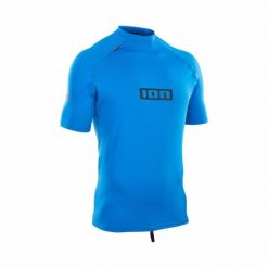 Koszulka ION Rashguard Men SS - Promo Sky Blue XXL. Niebieskie bluzki ION, xl, bez wzorów, sportowe, bez kołnierzyka, bez ramiączek. Za 151.75 zł.