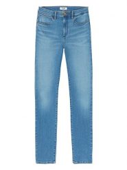 Wrangler Dżinsy - Skinny fit - w kolorze niebieskim rozmiar: W36/L32. Niebieskie jeansy Wrangler, l, z aplikacjami. Za 184.02 zł.