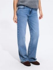 Jeansy straight comfort - niebieski. Niebieskie jeansy Reserved, bez wzorów. Za 139.99 zł.