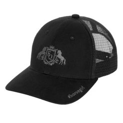 Czapka baseballowa jeździecka damska EQUESTRIAN QUEEN Juliana 26SS. Czarne czapki EQUESTRIAN QUEEN, bez wzorów, z bawełny. Za 88.99 zł.