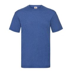 Koszulka Unisex Dla Dorosłych Valueweight. Niebieskie bluzki FRUIT OF THE LOOM, s, bez wzorów, sportowe, bez kołnierzyka, bez ramiączek. Za 35.99 zł.