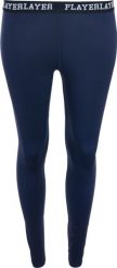 PlayerLayer Damskie Legginsy Termiczne Navy - XS. Niebieskie legginsy GOLF, na zimę, s, bez wzorów, z lycry, z podwyższonym stanem, na fitness i siłownię. Za 133.99 zł.