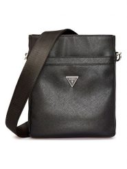 Guess Torebka w kolorze czarnym - 20 x 25 x 2 cm rozmiar: onesize. Czarne torby na ramię Guess, z aplikacjami, z materiału, na ramię, bez dodatków. Za 202.50 zł.