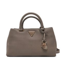 Torebka Guess. Brązowe torebki klasyczne Guess, z aplikacjami, bez dodatków. Za 399.99 zł.