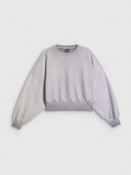 4F Bluza dresowa loose bez kaptura damska - szara M. Szare bluzy 4f, m, bez wzorów, z dresówki, bez kaptura. Za 169.99 zł.