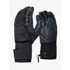 Rękawiczki damskie Black Diamond Punisher Gloves. Czarne rękawiczki Black Diamond, bez wzorów, sportowe. Za 329.49 zł.