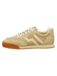 GANT Footwear Skórzane sneakersy "Beylana" w kolorze beżowym rozmiar: 41. Brązowe trampki GANT Footwear, bez wzorów, bez zapięcia. Za 226.63 zł.