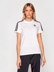 Adidas T-Shirt adicolor Classics 3-Stripes GN2913 Biały Regular Fit. Białe t-shirty Adidas, bez wzorów, z bawełny, bez kołnierzyka, bez ramiączek. Za 79.99 zł.