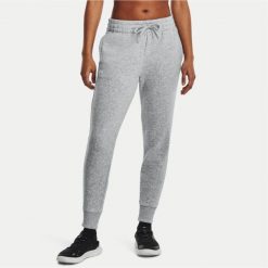 Spodnie Damskie Dresowe Joggery Under Armour Rival Fleece. Szare spodnie dresowe Under Armour, l, bez wzorów, z dresówki. Za 215.65 zł.