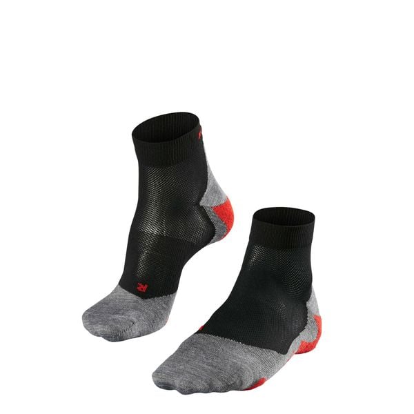 Skarpetki damskie Falke RU5. Czarne skarpety Falke, bez wzorów, z materiału. Za 128.50 zł.