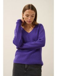 Just Cashmere Kaszmirowy sweter "Cielora" w kolorze fioletowym rozmiar: XL. Różowe swetry Just Cashmere, xl, bez wzorów, z kaszmiru, bez ramiączek. Za 383.03 zł.