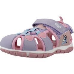 Sandały GARVALIN 262858G Rose. Czerwone sandały Garvalin, bez wzorów, z syntetyku, sportowe, bez obcasa, bez zapięcia. Za 168.99 zł.