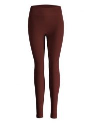 Nur Die Legginsy w kolorze ciemnobrązowym rozmiar: 36/38. Brązowe legginsy Nur Die, bez wzorów, prążkowane. Za 79.03 zł.