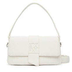 Torebka Armani Exchange. Białe torebki klasyczne Armani Exchange, bez wzorów, bez dodatków. Za 609.99 zł.