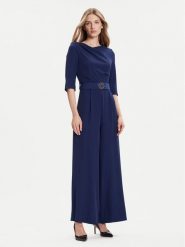 Rinascimento Kombinezon CFC0125314003 Granatowy Regular Fit. Niebieskie sukienki Rinascimento, l, bez wzorów, z syntetyku, bez kołnierzyka, bez ramiączek. Za 669.99 zł.
