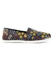 TOMS Espadryle w kolorze czarnym ze wzorem rozmiar: 36,5. Czarne espadryle Toms, bez wzorów, bez obcasa, bez zapięcia. Za 131.74 zł.