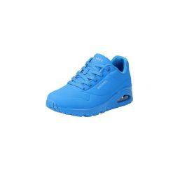 Buty sportowe Sneakersy damskie, Uno - Night Shades. Niebieskie obuwie sportowe Skechers, bez zapięcia, trekkingowe, Skechers Sport. Za 339.99 zł.