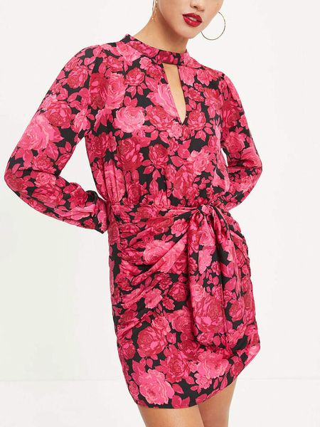 LA Angels Sukienka w kolorze różowym rozmiar: XL. Różowe sukienki LA Angels, na co dzień, xl, bez wzorów, z tkaniny, bez kołnierzyka, bez ramiączek, midi, proste. Za 132.05 zł.