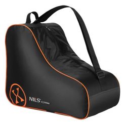 Torba na rolki TS101 Nils Extreme. Brązowe torby na ramię NILS EXTREME, bez wzorów, z nylonu, na ramię, bez dodatków. Za 34.90 zł.