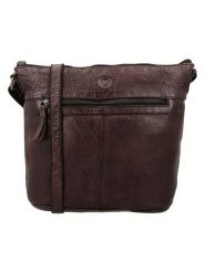 HIDE & STITCHES Skórzana torebka w kolorze brązowym - 29 x 24 x 10 cm rozmiar: onesize. Brązowe torby na ramię HIDE & STITCHES, bez wzorów, z materiału, na ramię, bez dodatków. Za 208.99 zł.