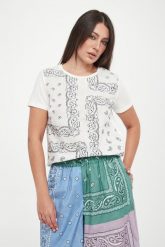 T-shirt damski lniany Genio WEEKEND MAX MARA. T-shirty Weekend Max Mara, xs, bez wzorów, ze lnu, bez kołnierzyka, bez ramiączek. Za 659.00 zł.