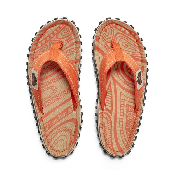 Japonki GUMBIES ISLANDER FLIP-FLOPS UNISEX. Brązowe klapki Gumbies, bez wzorów, bez obcasa. Za 89.99 zł.