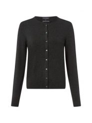 Franco Callegari Kardigan damski z zawartością kaszmiru Kobiety szary marmurkowy, XL. Szare kardigany Franco Callegari, xl, bez wzorów, z bawełny. Za 299.95 zł.