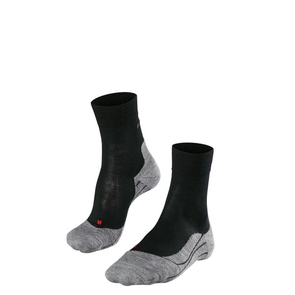 Skarpetki damskie Falke RU4 Wool. Czarne skarpety Falke, bez wzorów, z poliamidu. Za 143.00 zł.